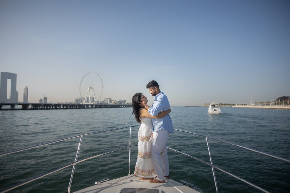 Pre-wedding couple portrait in Bahrain by WeddingClickz