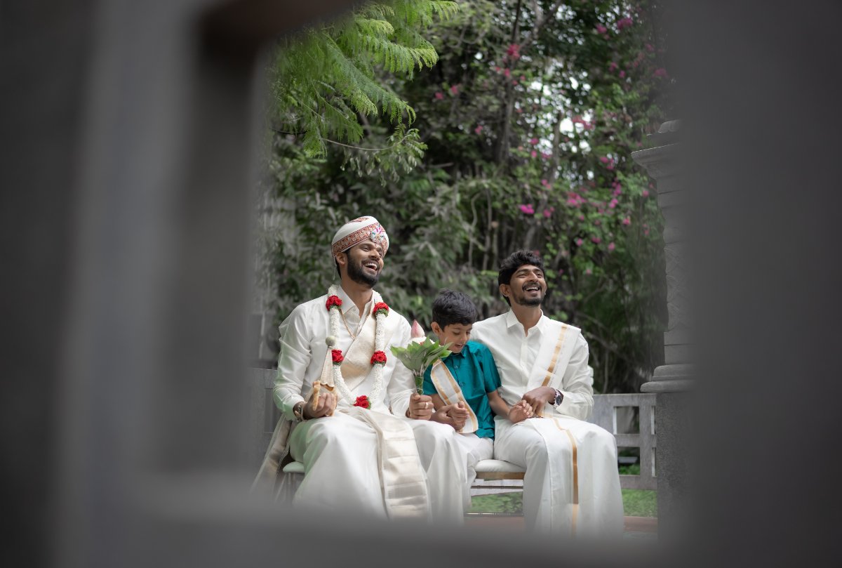 A South Indian wedding ritual photographed in Bangalore by WeddingClickz