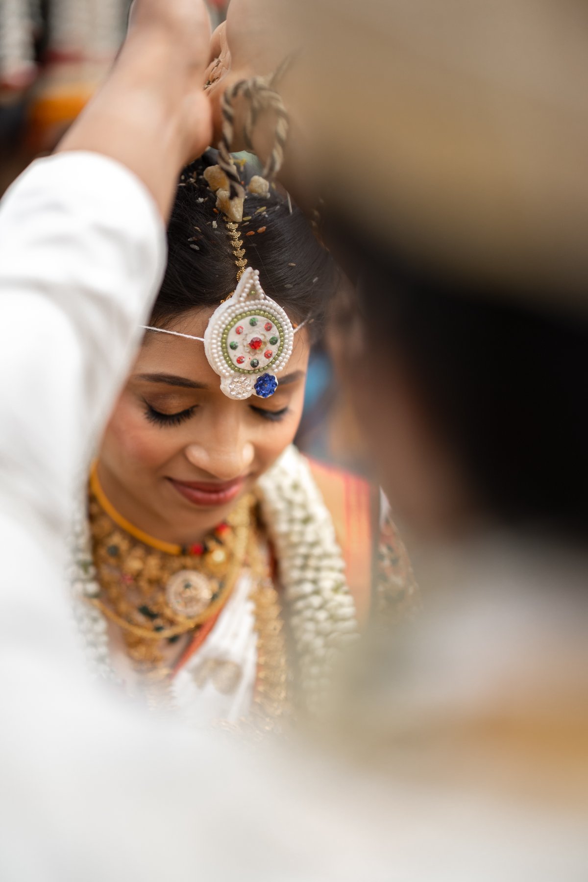 WeddingClickz coverage of a South Indian wedding ceremony at a Bangalore wedding