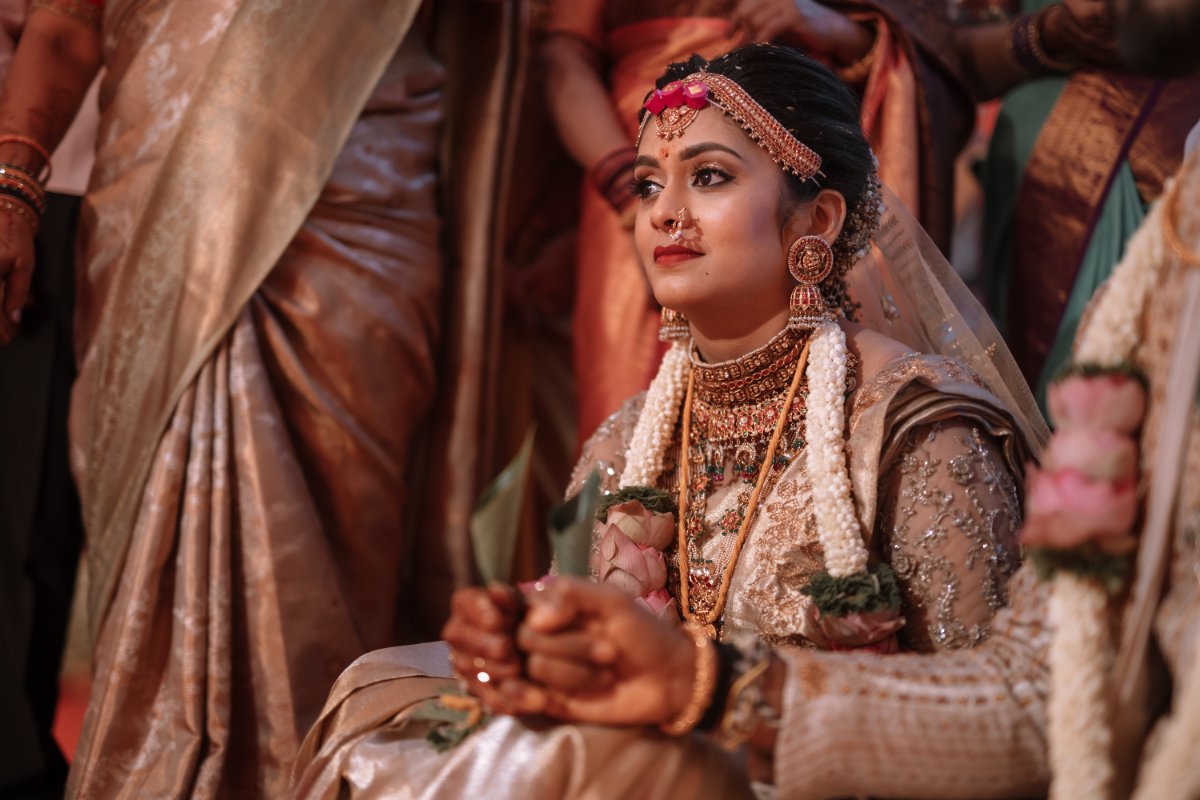 A wedding day moment photographed in Bangalore by WeddingClickz